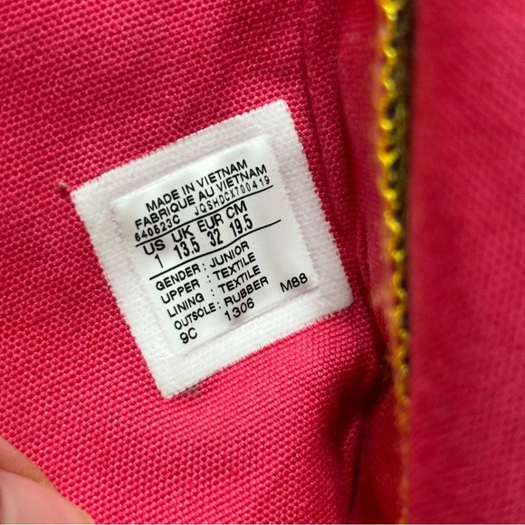 CONVERSE All Star CHUCK TAYLOR Black Rainbow Mid Calf Hi-tops Girls Junior Sz 1 - Picture 8 of 9